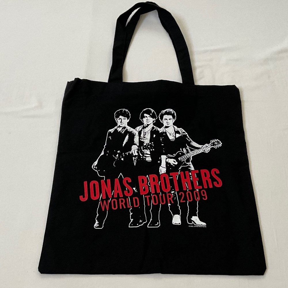 NWOT JONAS BROTHERS World Tour 2009 Tote Black